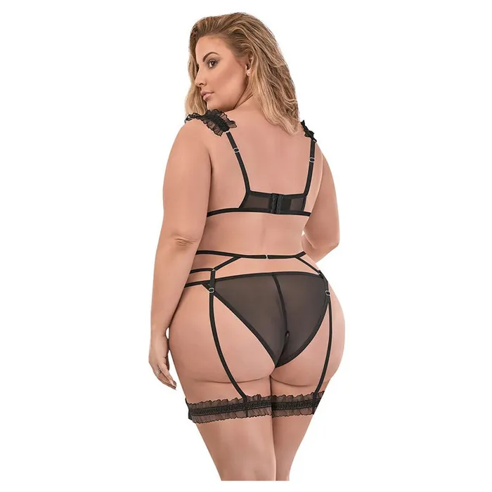 Female Sex Toys | Magic Silk Ruffled Bra, Stirrup Garter And Split Crotch Panty Set Female Sex Toys | Magic Silk Ruffled Bra, Stirrup Garter And Split Crotch Panty Set