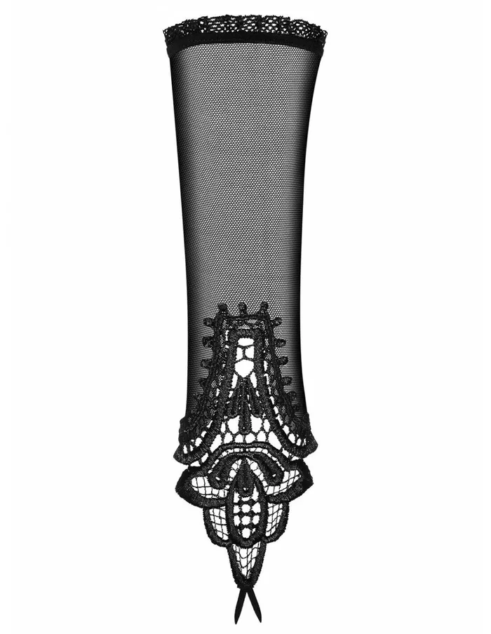 Vibrators | Obsessive Luiza Mittens Guanti Neri decorati