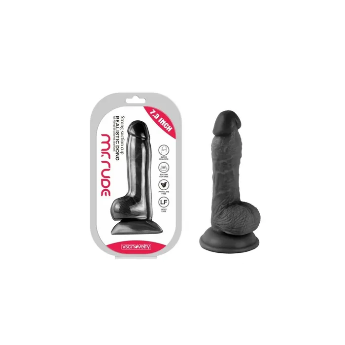VSCNOVELTY Dildos | Dildo Realistico VSCNOVELTY Nero 18,5 cm VSCNOVELTY Dildos | Dildo Realistico VSCNOVELTY Nero 18,5 cm