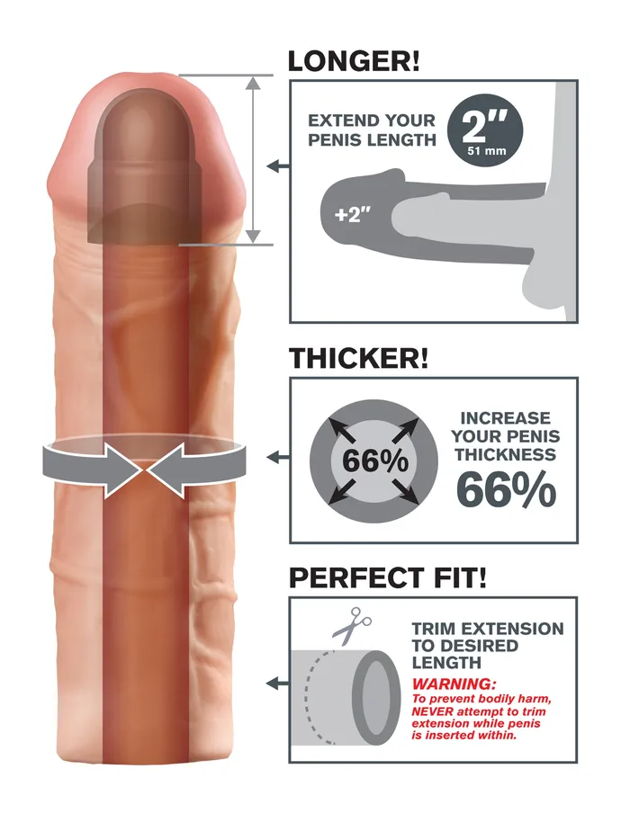Anal | Pipedream Fantasy X-Tension Mega 3-Inch Extension -