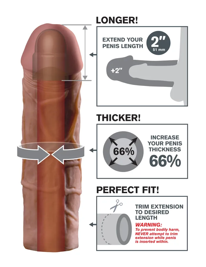 Anal | Pipedream Fantasy X-Tension Mega 3-Inch Extension -
