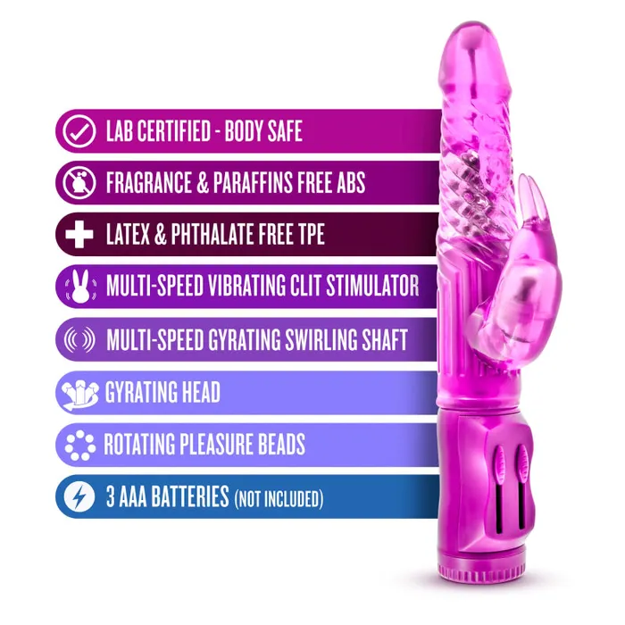 B Yours - Beginner's Bunny - Pink | Blush Novelties Vibrators B Yours - Beginner's Bunny - Pink | Blush Novelties Vibrators
