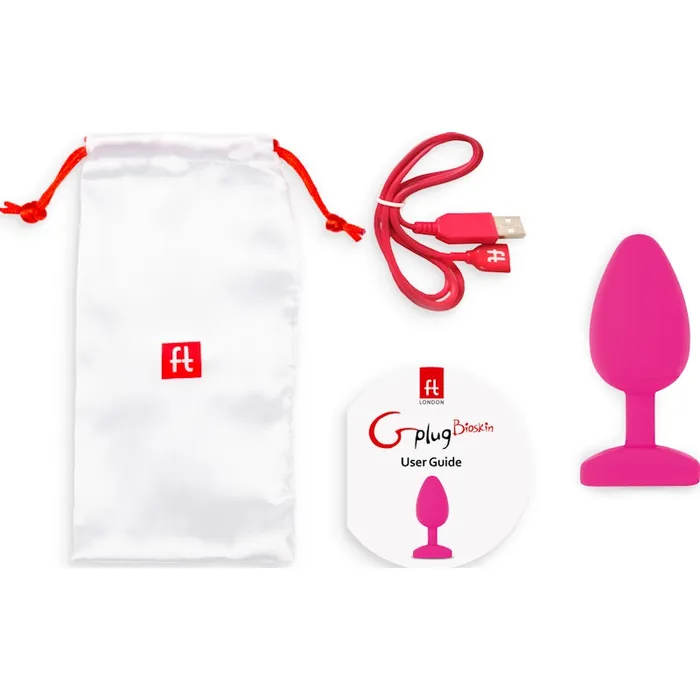 Dildos Gplug Large Bioskin Sweet Raspberry Gvibe