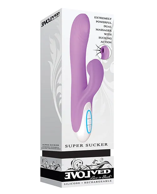 Evolved Novelties Vibrators Evolved Super Sucker Dual Stim Pink