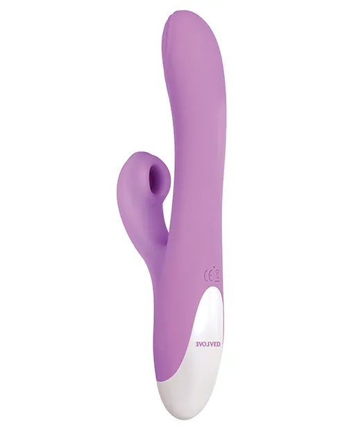 Evolved Novelties Vibrators | Evolved Super Sucker Dual Stim - Pink