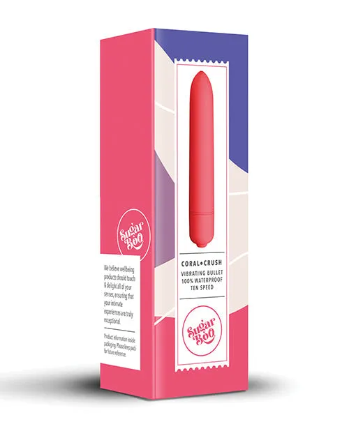 Female Sex Toys Rock Off Sugarboo Coral Crush Vibrating Bullet Coral Rocks Off