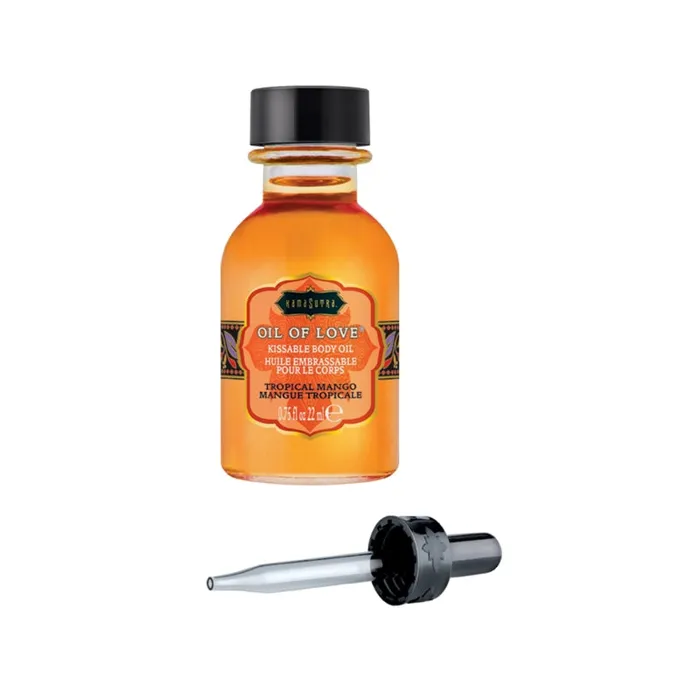 Kama Sutra Oil of Love Tropical Mango 075 Fl Oz 22 ml Vibrators