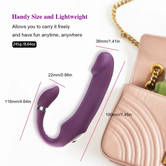 Lusty Age Female Sex Toys | Heating Dildo Vibrator for G-Spot & Clitoral Stimulation