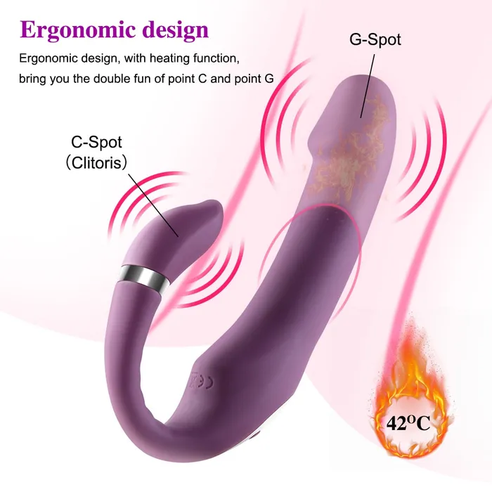 Lusty Age Female Sex Toys | Heating Dildo Vibrator for G-Spot & Clitoral Stimulation