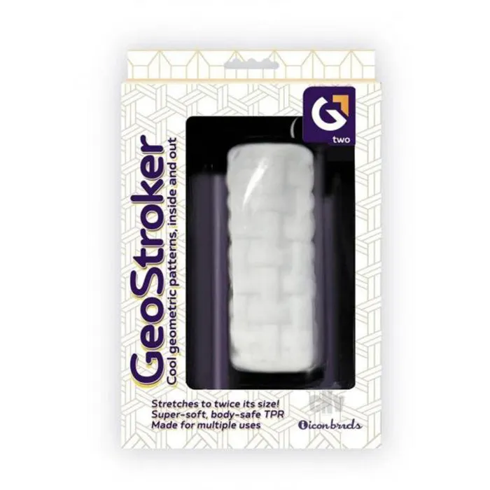 Male Sex Toys Icon Brands Geostroker 2 Stroker White