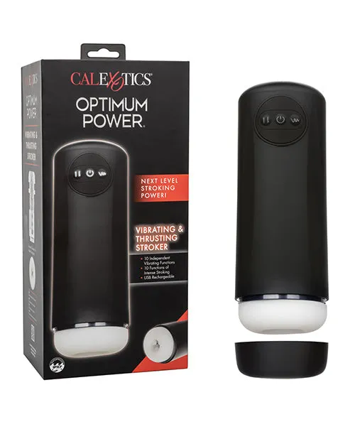 Optimum Power Vibrating Thruster Stroker CalExotics Male Sex Toys