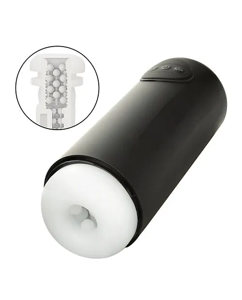Optimum Power Vibrating & Thruster Stroker | CalExotics Male Sex Toys