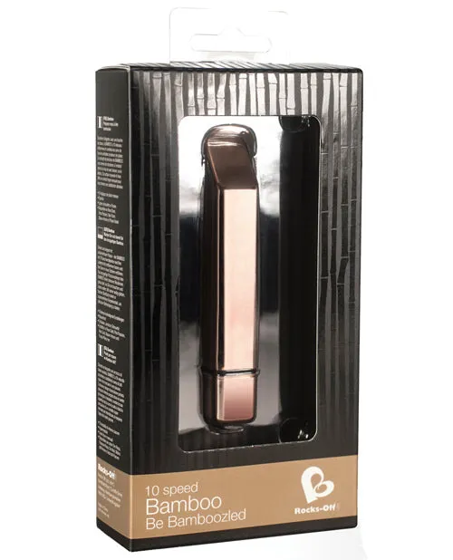 Rock Off Bamboo 10 Speed Rose Gold Vibrator Rocks Off Vibrators