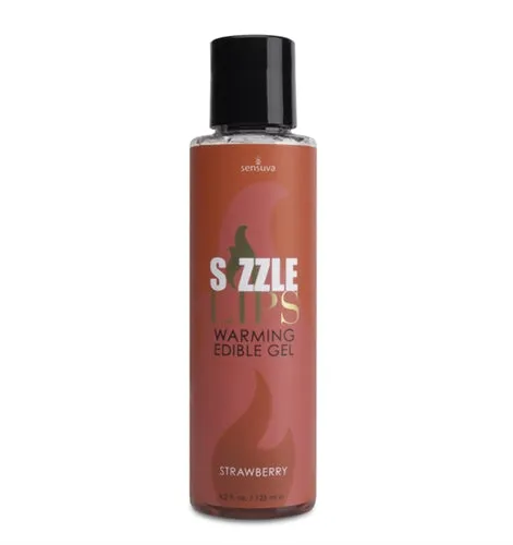 Sensuva Sizzle Lips Warming Edible Gel - - 4.2 Oz. | Enhancers