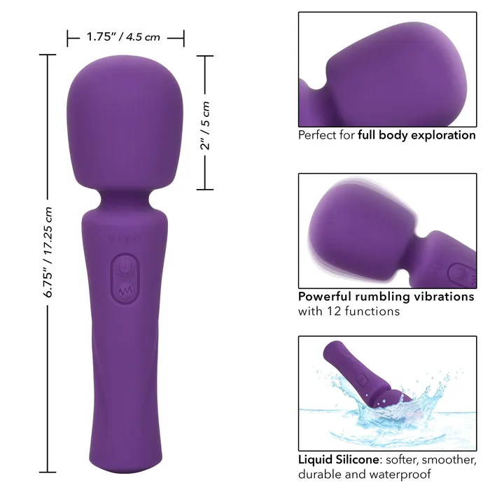 Stella Liquid Silicone Massager Purple | CalExotics Female Sex Toys