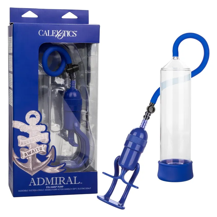 Vibrators Admiral StaHard Pump Blue CalExotics