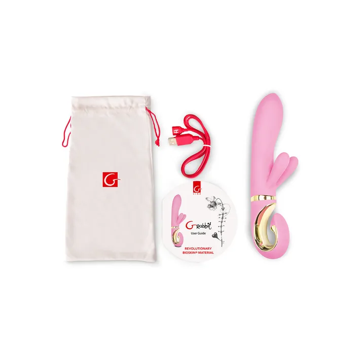 Vibrators | Gvibe Grabbit: Dual Stimulator in Candy Pink - GVibe Vibrators | Gvibe Grabbit: Dual Stimulator in Candy Pink - GVibe