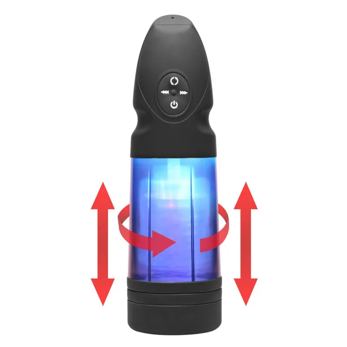 XR Brands Love Botz Male Sex Toys Love Botz Stroke Multifunction Rechargeable Stroker