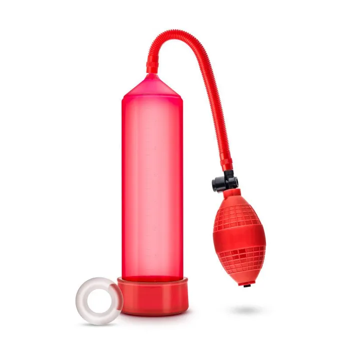 Blush Novelties Male Sex Toys Performance VX101 Male Enhancement Penis Pump Red Blush Novelties Male Sex Toys Performance VX101 Male Enhancement Penis Pump Red