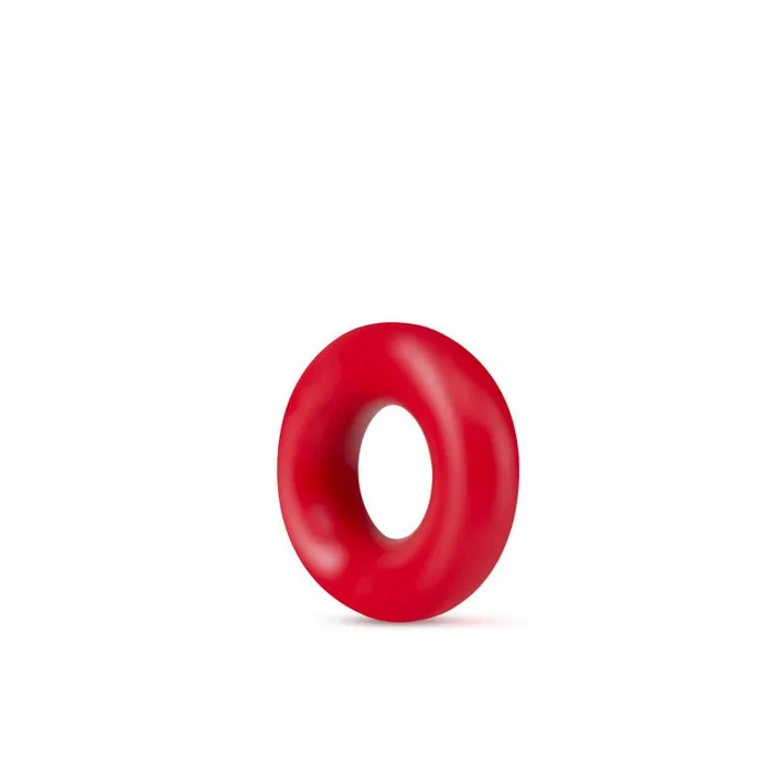 Blush Novelties Stay Hard Donut Rings Red Cock Rings Set of 2 Dildos