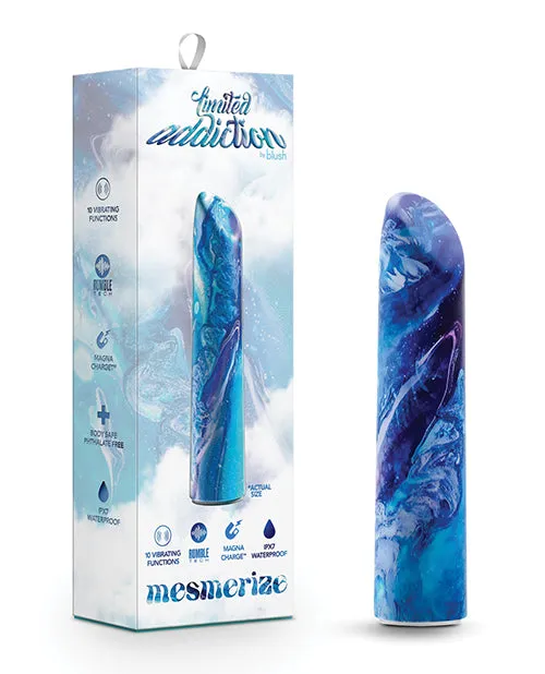 Blush Novelties Vibrators Blush Limited Addiction Mesmerize Power Vibe Azure