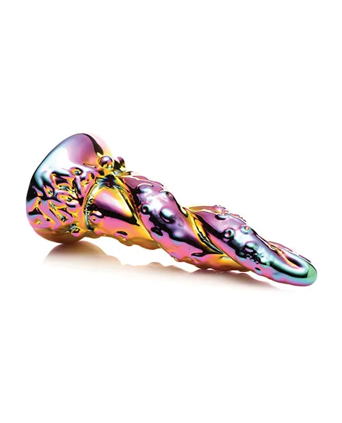 Dildos Xr LLC Creature Cocks Enchantress Rainbow Glass Dildo