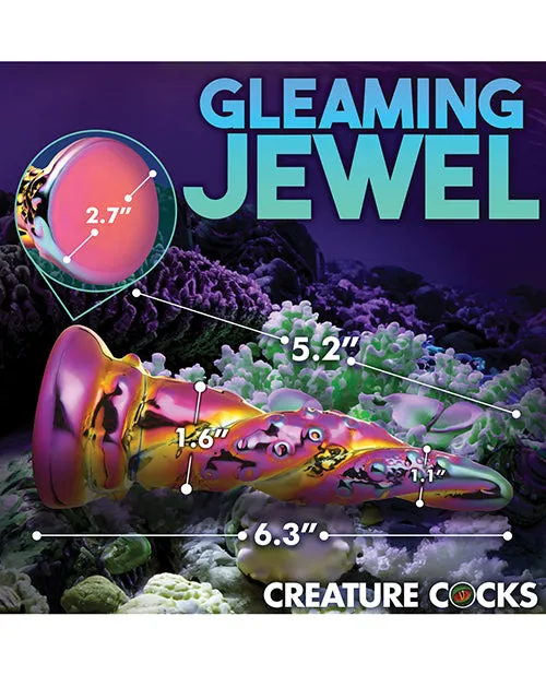 Dildos Xr LLC Creature Cocks Enchantress Rainbow Glass Dildo