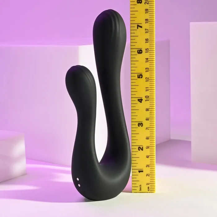 Female Sex Toys Playboy Pleasure Playboy Pleasure THE SWAN Black USB Rechargeable Dual Ended Vibrator Female Sex Toys Playboy Pleasure Playboy Pleasure THE SWAN Black USB Rechargeable Dual Ended Vibrator