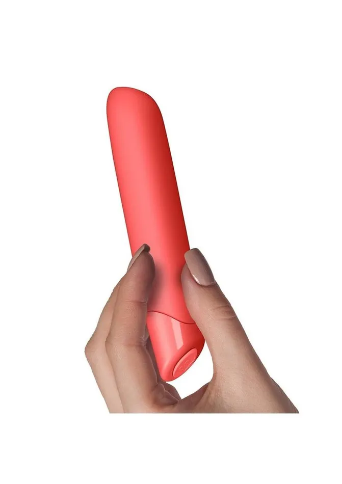 Female Sex Toys Rocks Off Sugarboo Cool Coral Rechargeable Silicone Vibrator