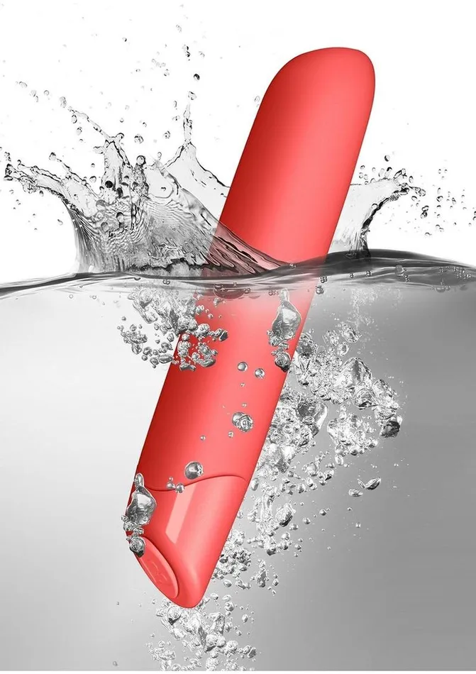 Female Sex Toys Rocks Off Sugarboo Cool Coral Rechargeable Silicone Vibrator