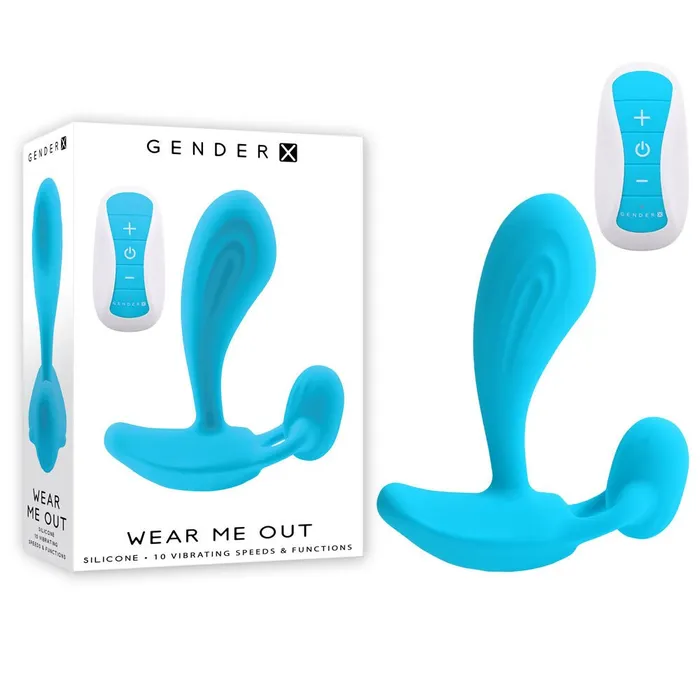 Gender X Vibrators Gender X WEAR ME OUT Blue
