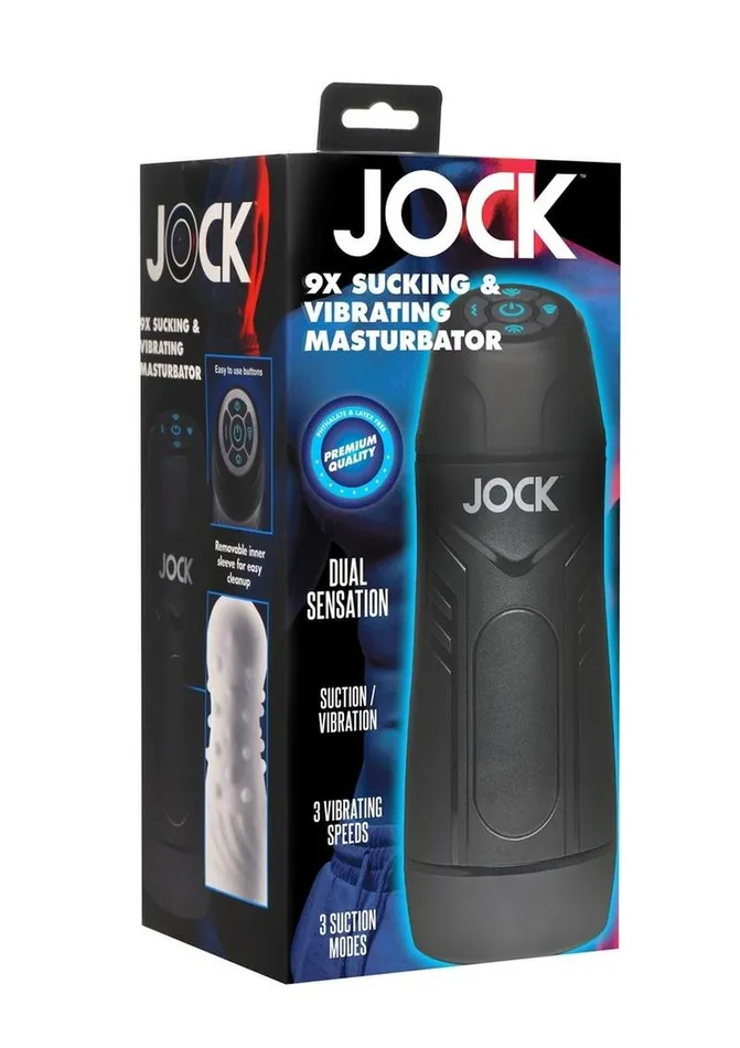 Jock Jock 9x Sucking and Vibrating Masturbator Male Sex Toys