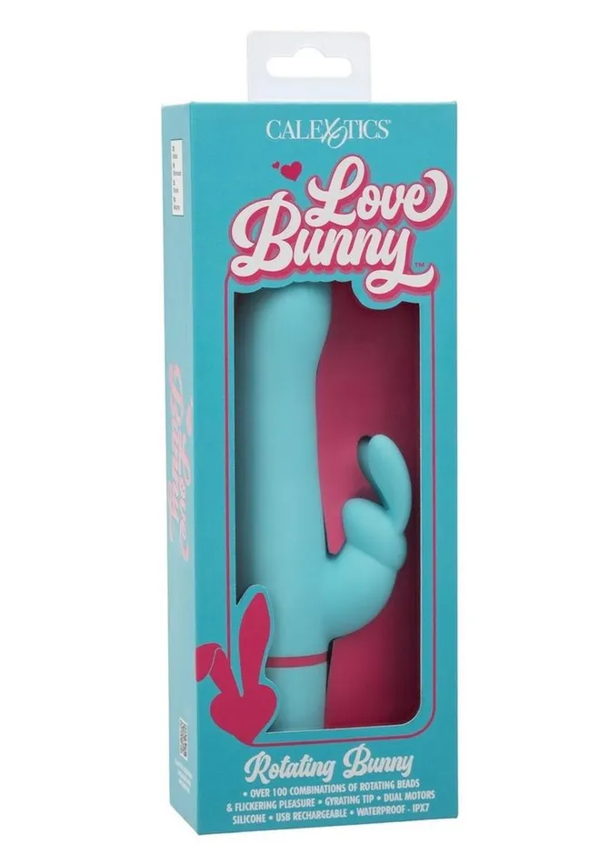 Love Bunny Rotating Bunny Rechargeable Silicone Rabbit Vibrator Love Bunny Female Sex Toys