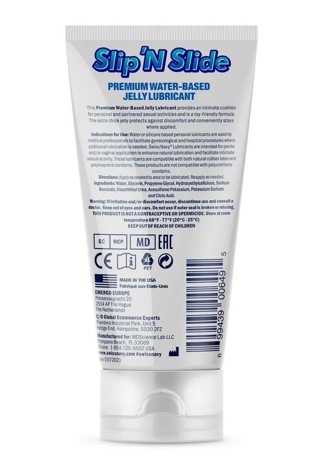 Lubricants Swiss Navy Swiss Navy Slipn Slide Premium Jelly Lubricant