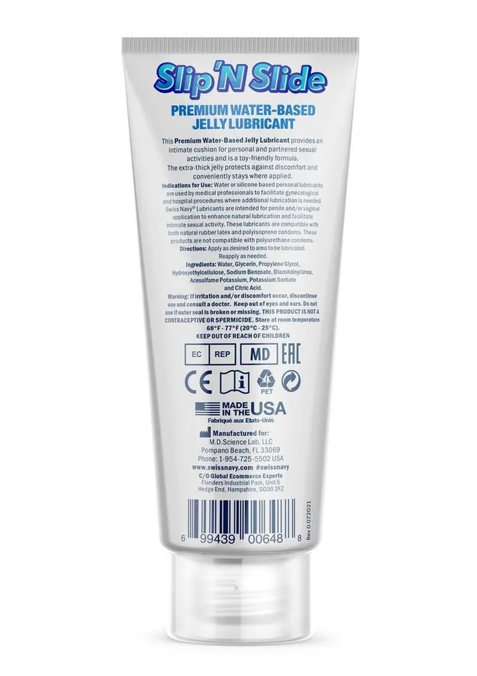 Lubricants Swiss Navy Swiss Navy Slipn Slide Premium Jelly Lubricant
