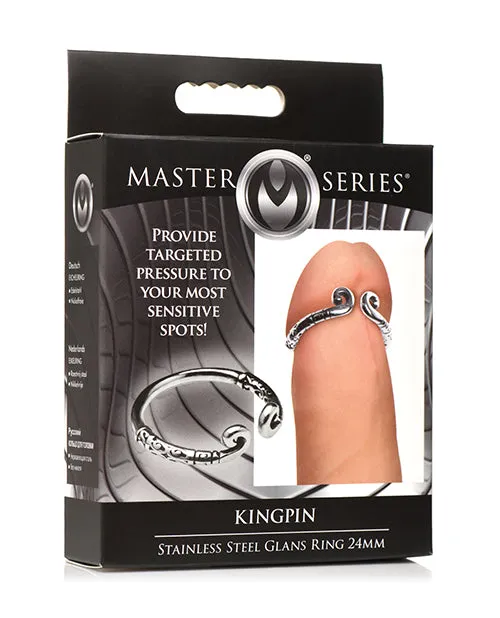 Male Sex Toys Xr LLC Master Series Kingpin Stainless Steel 24mm Glans Ring Male Sex Toys Xr LLC Master Series Kingpin Stainless Steel 24mm Glans Ring