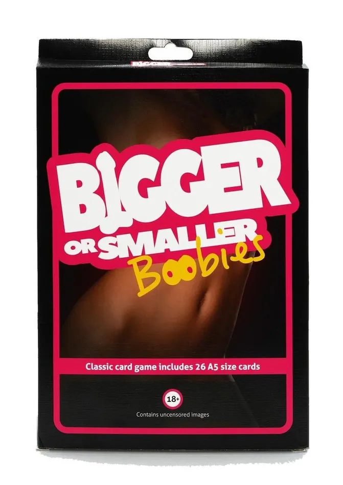 Play Wiv Me Bigger Or Smaller Boobs Card Game Play Wiv Me Games