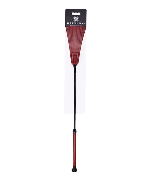 Saffron Fringe Crop Red Sportsheets International Vibrators