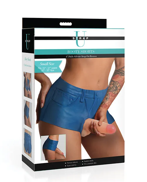 Strap U Booty Shorts 6 Silicone Dildo StrapOn Harness Xr LLC Female Sex Toys Strap U Booty Shorts 6 Silicone Dildo StrapOn Harness Xr LLC Female Sex Toys