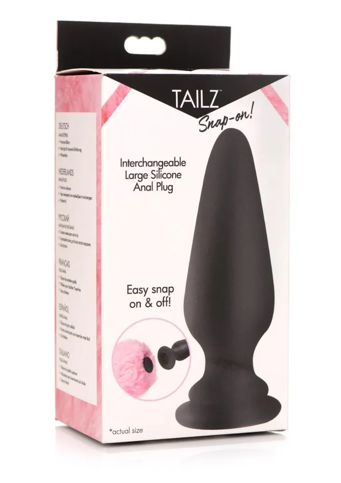 TAILZ Male Sex Toys Tailz SnapOn Silicone Anal Plug
