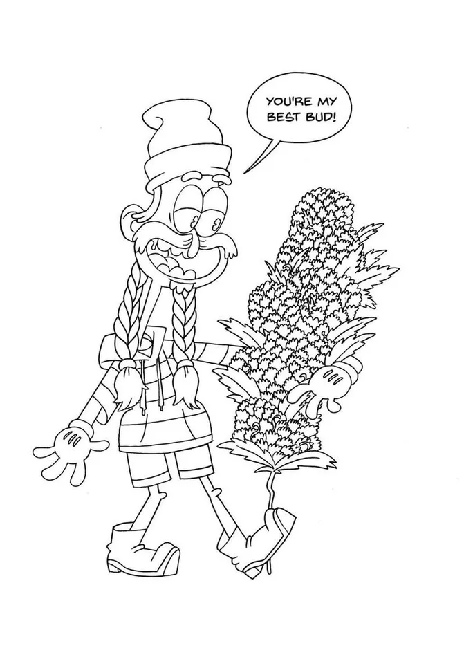 Vibrators WoodRocket High AF Coloring Book