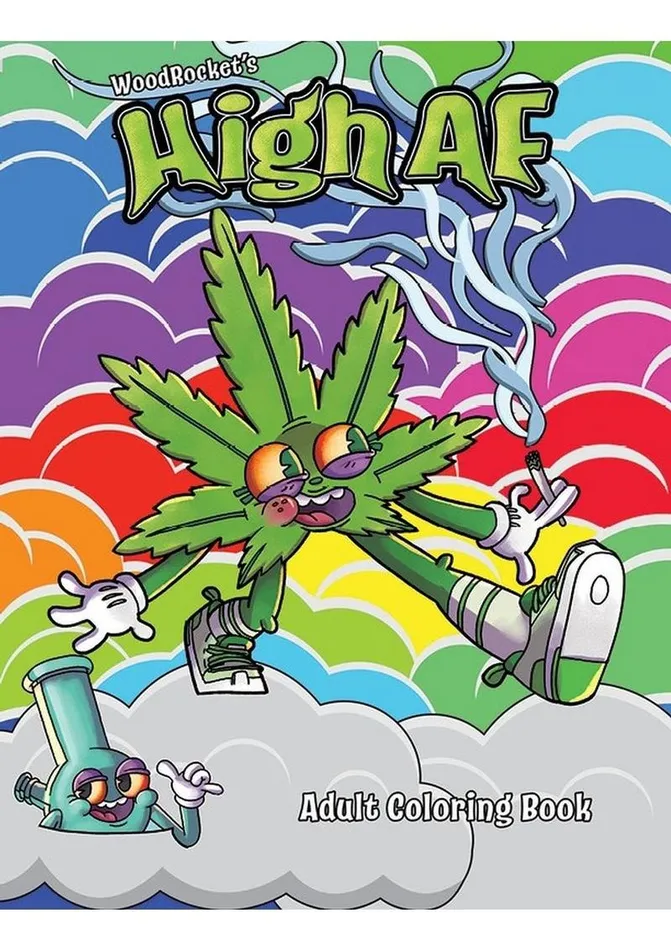 Vibrators WoodRocket High AF Coloring Book