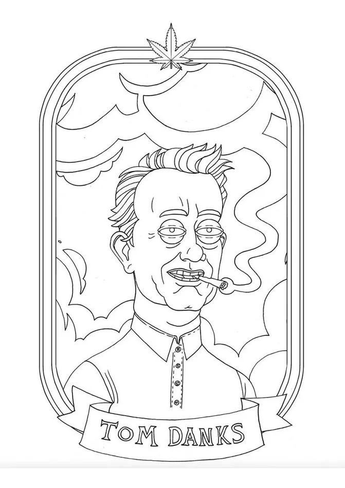 Vibrators WoodRocket High AF Coloring Book
