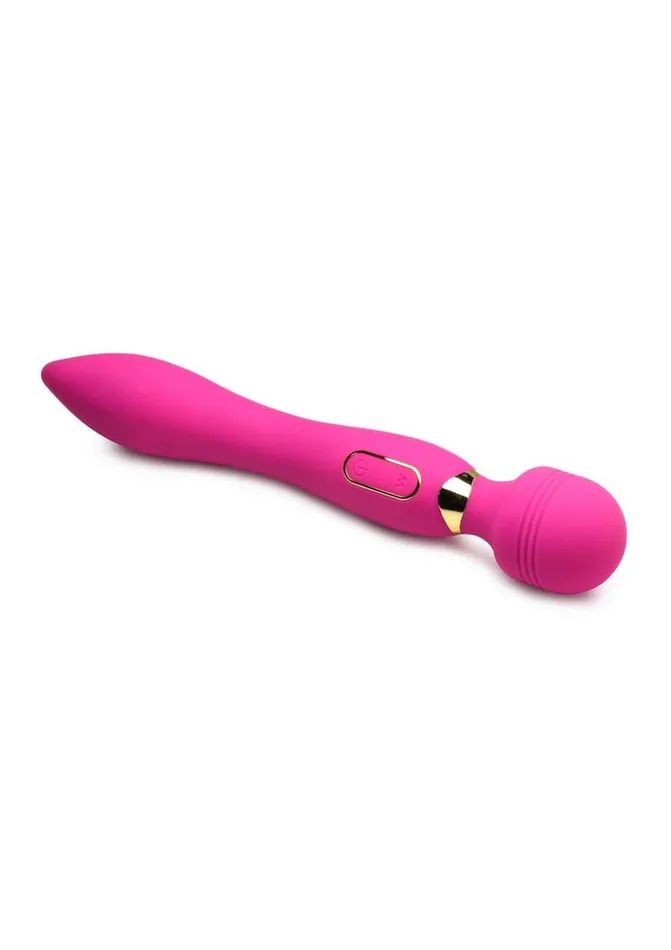 Wand Essential Ultra GStroke Come Hither Rechargeable Silicone Vibrating Wand Wand Essentials Female Sex Toys