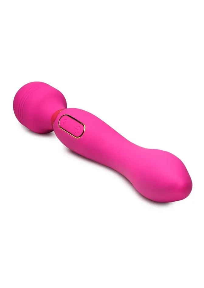 Wand Essential Ultra GStroke Come Hither Rechargeable Silicone Vibrating Wand Wand Essentials Female Sex Toys