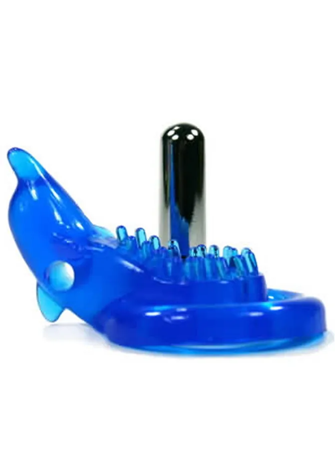 XTREME XTASY Couples Xtreme Xtasy Blue Dolphin Vibrating Cock Ring