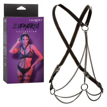 CalExotics Euphoria Collection Multi Chain Harness Vibrators