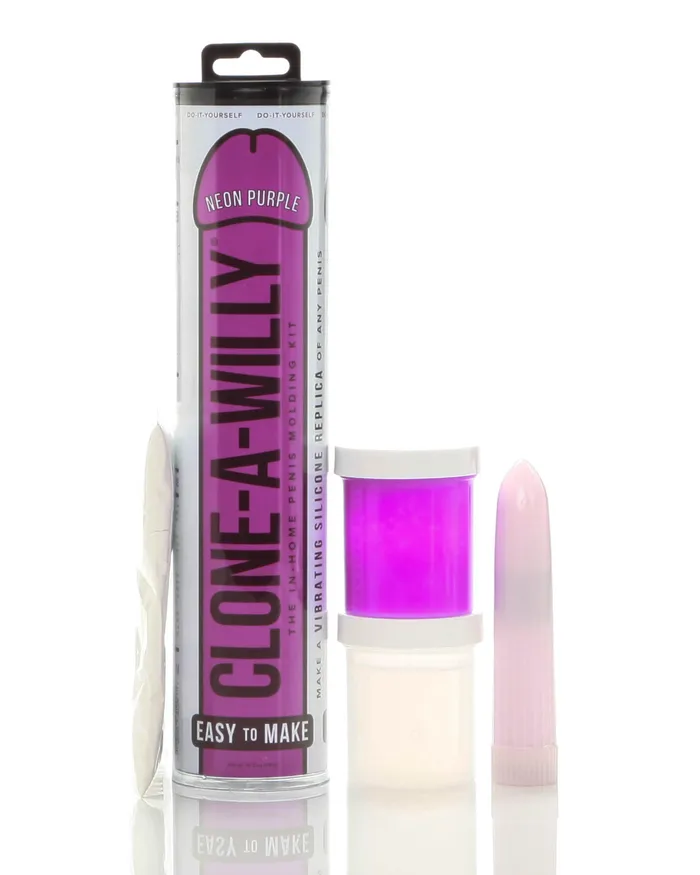 CloneaWilly CloneaWilly Kit Neon Purple Vibrators