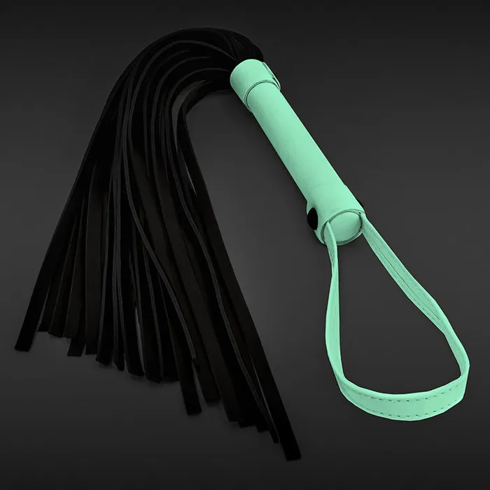 Couples NS Novelties Glo Bondage Flogger Green
