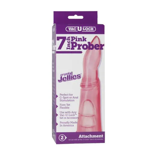 Dildos Doc Johnson VacULock Crystal Jellies Prober